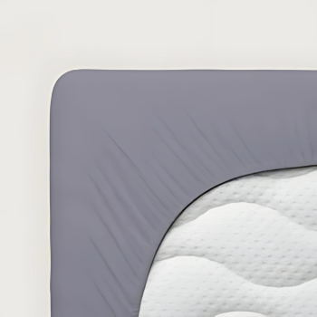 Steel Gray Fitted Bedsheet - Image 4