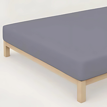 Steel Gray Fitted Bedsheet - Image 2