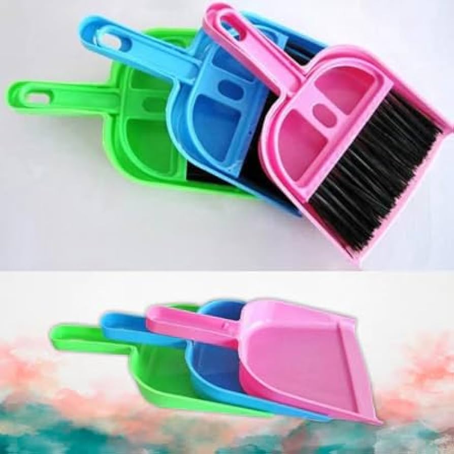 Mini Dust pan and Brush Set ( pack 01)