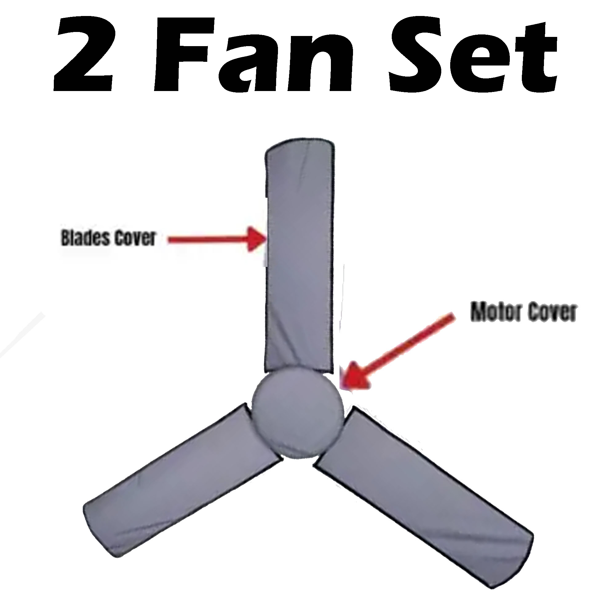 Dust Proof & Rust Proof Ceiling Fan Cover – Universal Size
